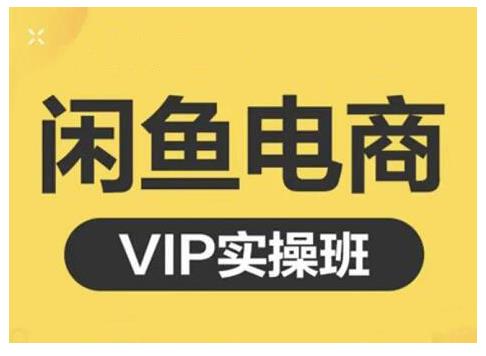 闲鱼电商零基础入门到进阶VIP实战课程，帮助你掌握闲鱼电商所需的各项技能-往来项目网