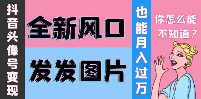 抖音头像号变现0基础教程-往来项目网