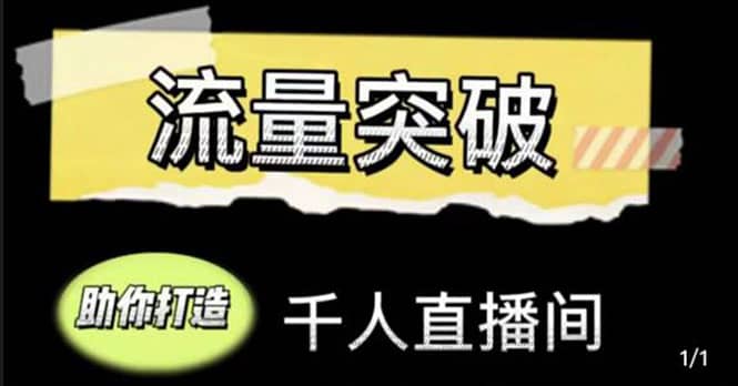 直播运营实战视频课，助你打造千人直播间（14节视频课）-往来项目网