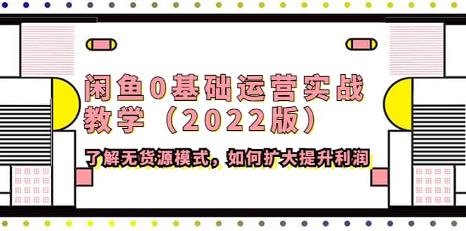 闲鱼0基础运营实战教学（2022版）了解无货源模式，如何扩大提升利润-往来项目网