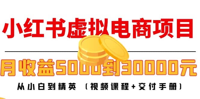 小红书虚拟电商项目：从小白到精英 (视频课程 交付手册)-往来项目网