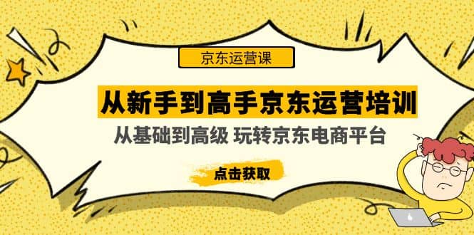 从新手到高手京东运营培训：从基础到高级 玩转京东电商平台(无水印)-往来项目网