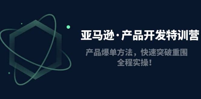 亚马逊·产品开发特训营：产品爆单方法，快速突破重围，全程实操-往来项目网