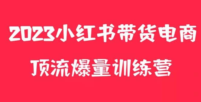 小红书电商爆量训练营，月入3W ！可复制的独家养生花茶系列玩法-往来项目网