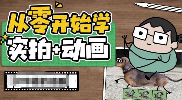 从零开始学实拍加动画，实拍加动画创意教程（49节视频课）-往来项目网