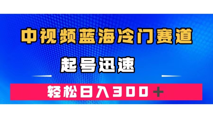 中视频蓝海冷门赛道，韩国视频奇闻解说，起号迅速，日入300＋-往来项目网