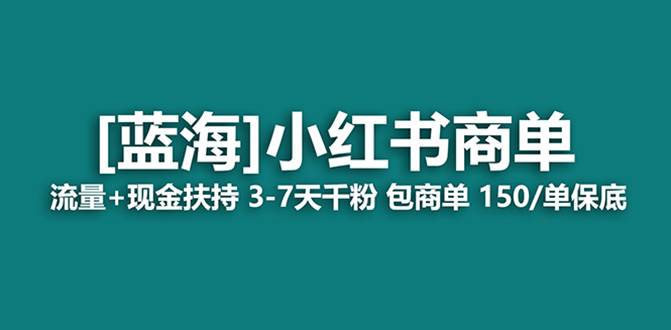 最强蓝海项目，小红书商单！长期稳定，7天变现，商单分配，月入过万-往来项目网